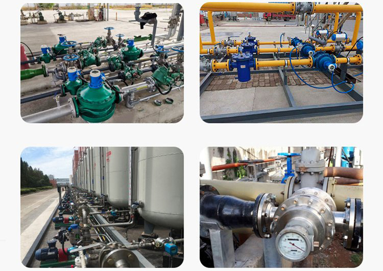 高溫熔鹽流量計(jì)現(xiàn)場(chǎng)安裝使用圖